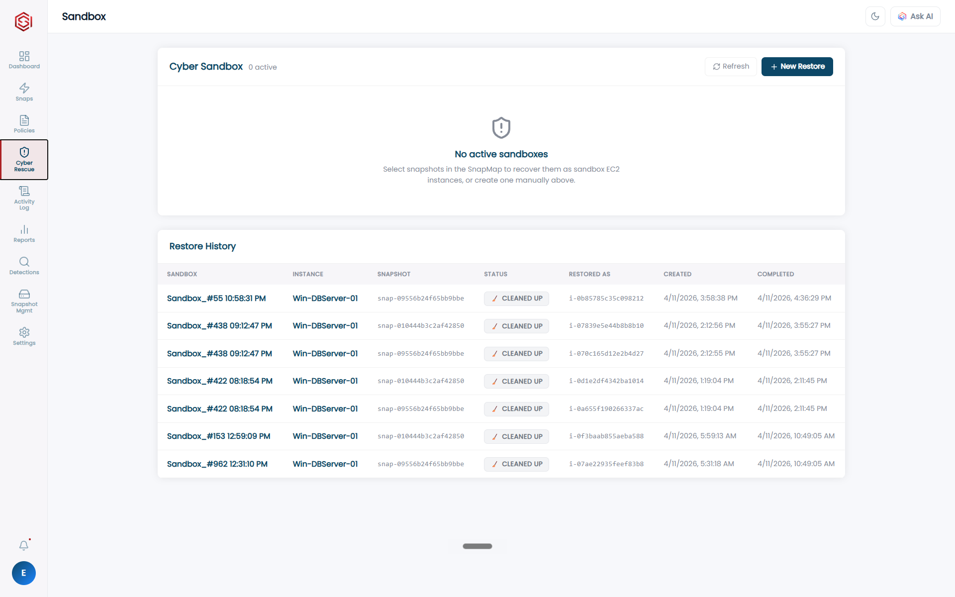 Cybersnap.io Cyber Sandbox